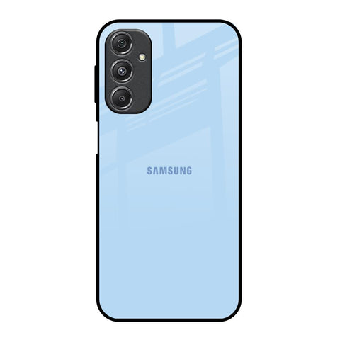 Pastel Sky Blue Glossy Case for Samsung Galaxy M34 5G