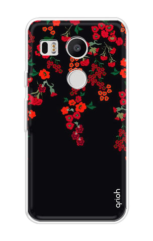 Floral Deco Soft Cover For Nexus 5x