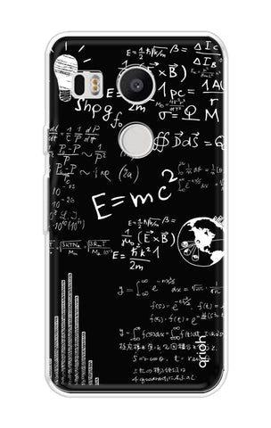 Equation Doodle Soft Cover for Nexus 5x
