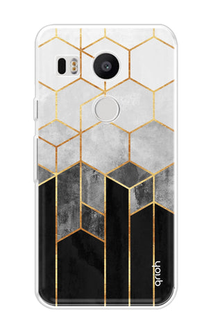 Hexagonal Pattern Soft Cover for Nexus 5x