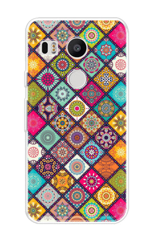 Multicolor Mandala Soft Cover for Nexus 5x