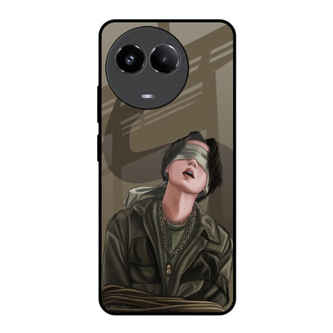 Blind Fold Glossy Case for Realme 11x 5G