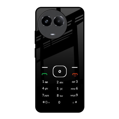 Classic Keypad Pattern Glossy Case for Realme 11x 5G