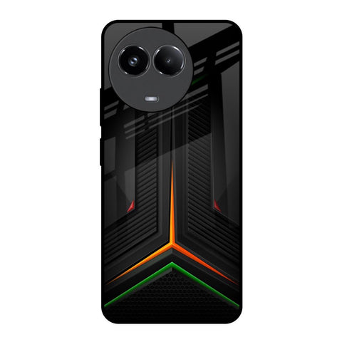Modern Ultra Chevron Glossy Case for Realme 11x 5G