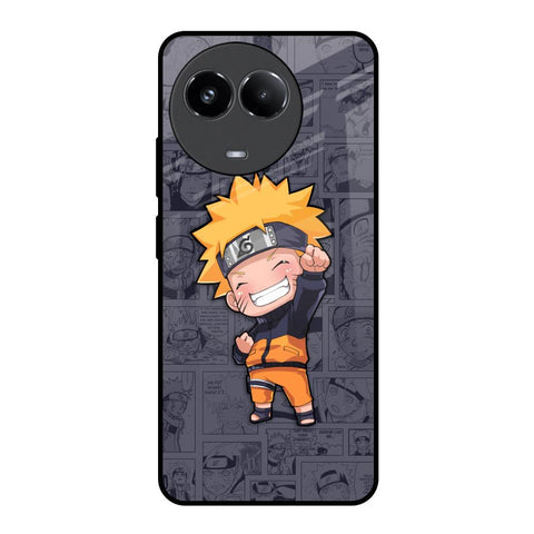 Orange Chubby Glossy Case for Realme 11x 5G