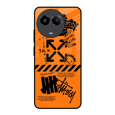 Anti Social Club Glossy Case for Realme 11x 5G