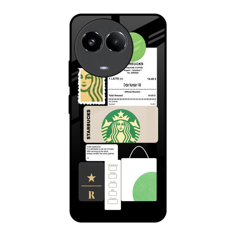 Coffee Latte Glossy Case for Realme 11x 5G