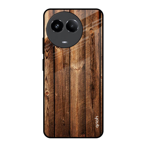 Timber Printed Glossy Case for Realme 11x 5G