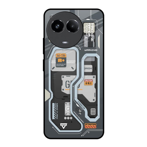 Retro Futuristic Glossy Case for Realme 11x 5G