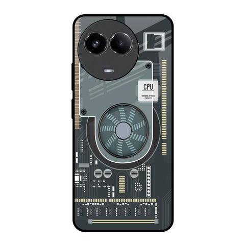 Motherboard Circuit Glossy Case for Realme 11x 5G