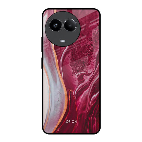 Crimson Ruby Glossy Case for Realme 11x 5G