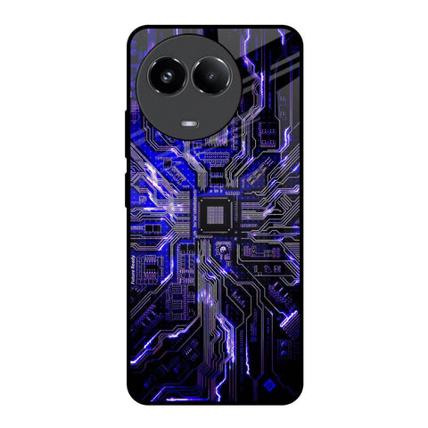 Techno Color Pattern Glossy Case For Realme 11x 5G