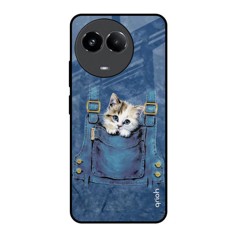 Kitty In Pocket Glossy Case For Realme 11x 5G