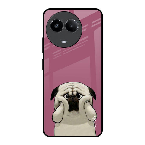 Funny Pug Face Glossy Case For Realme 11x 5G