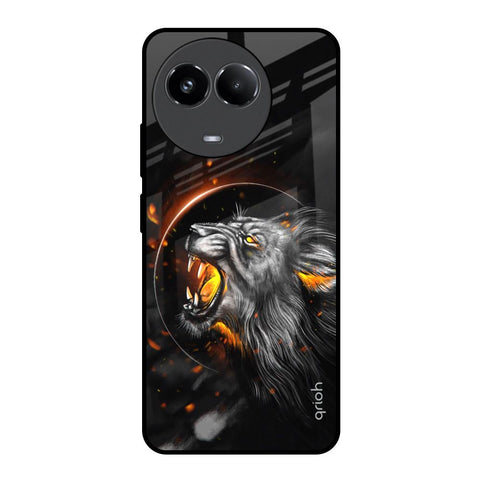Aggressive Lion Glossy Case for Realme 11x 5G