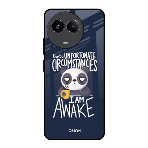 Struggling Panda Glossy Case for Realme 11x 5G