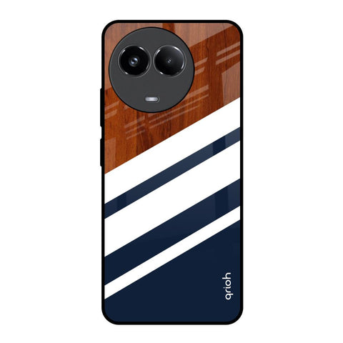 Bold Stripes Glossy Case for Realme 11x 5G