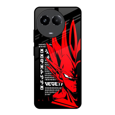 Red Vegeta Glossy Case for Realme 11x 5G