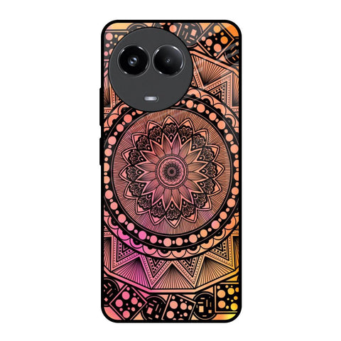 Floral Mandala Glossy Case for Realme 11x 5G