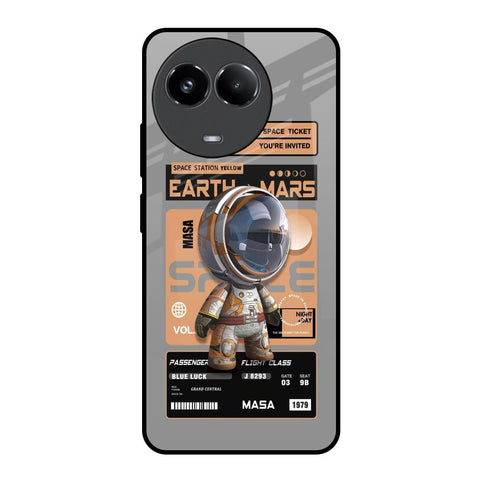 Space Ticket Glossy Case for Realme 11x 5G