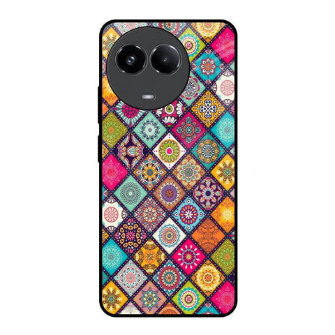 Multicolor Mandala Glossy Case for Realme 11x 5G