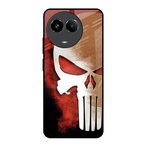 Red Skull Glossy Case for Realme 11x 5G
