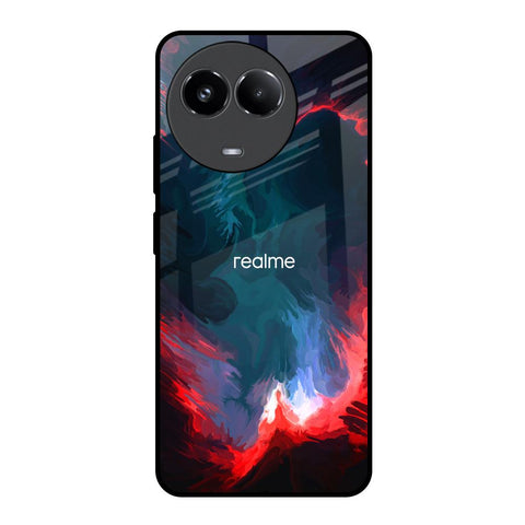 Brush Art Glossy Case For Realme 11x 5G