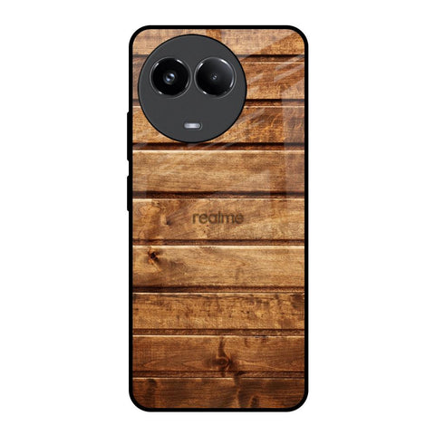 Wooden Planks Glossy Case for Realme 11x 5G