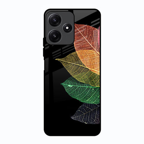 Colorful Leaves Glossy Case for Poco M6 Pro 5G
