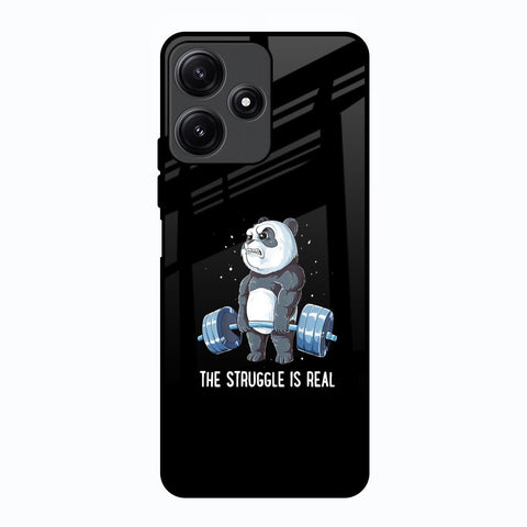 Real Struggle Glossy Case for Poco M6 Pro 5G