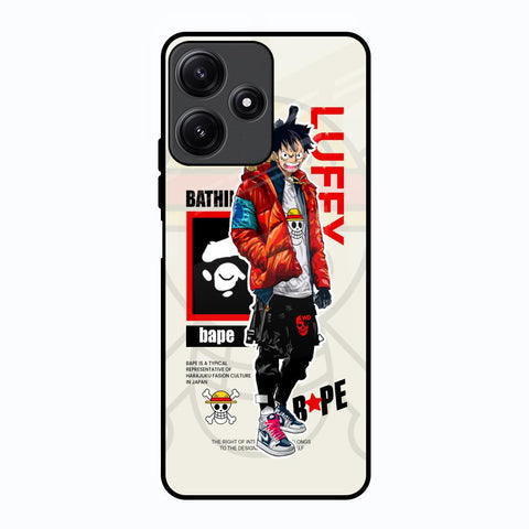 Bape Luffy Glossy Case for Poco M6 Pro 5G