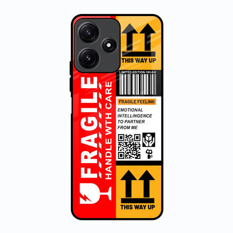 Handle With Care Glossy Case for Poco M6 Pro 5G