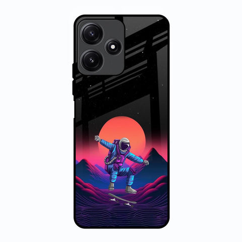 Retro Astronaut Glossy Case for Poco M6 Pro 5G