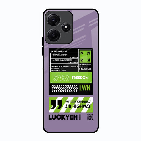 Run & Freedom Glossy Case for Poco M6 Pro 5G