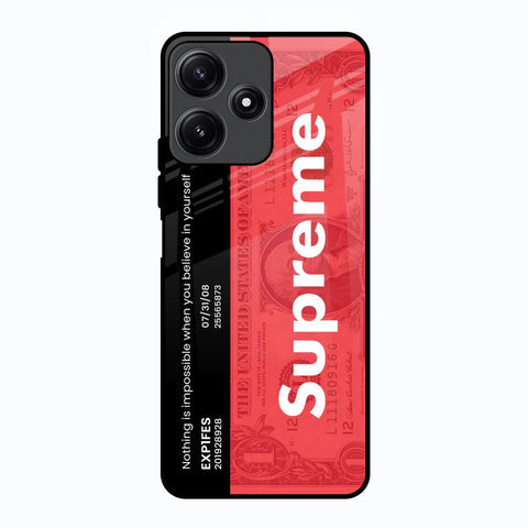 Supreme Ticket Glossy Case for Poco M6 Pro 5G