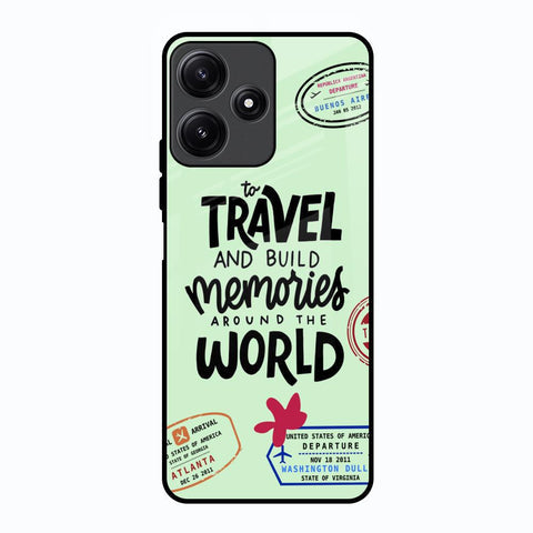 Travel Stamps Glossy Case for Poco M6 Pro 5G