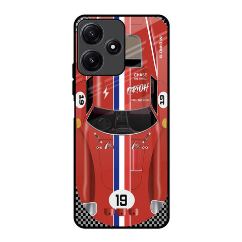 Racing Vintage Glossy Case for Poco M6 Pro 5G