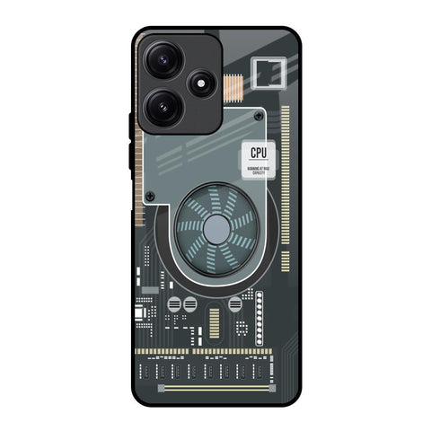 Motherboard Circuit Glossy Case for Poco M6 Pro 5G