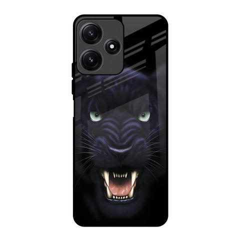 Angry Black Leopard Glossy Case for Poco M6 Pro 5G