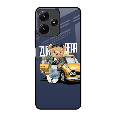 Adventurous Bear Glossy Case for Poco M6 Pro 5G