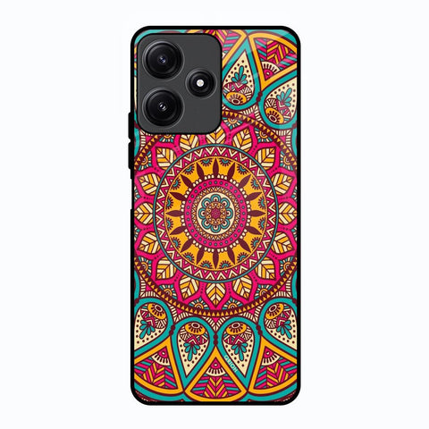 Elegant Mandala Glossy Case for Poco M6 Pro 5G