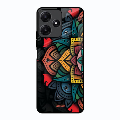 Retro Gorgeous Flower Glossy Case for Poco M6 Pro 5G