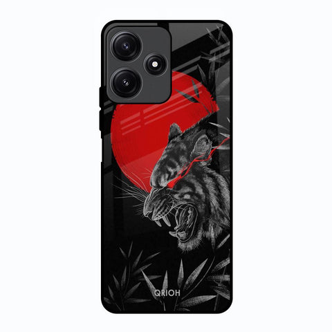 Red Moon Tiger Glossy Case for Poco M6 Pro 5G