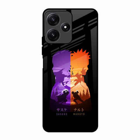 Minimalist Anime Glossy Case for Poco M6 Pro 5G