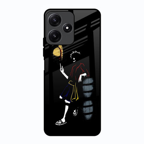 Luffy Line Art Glossy Case for Poco M6 Pro 5G