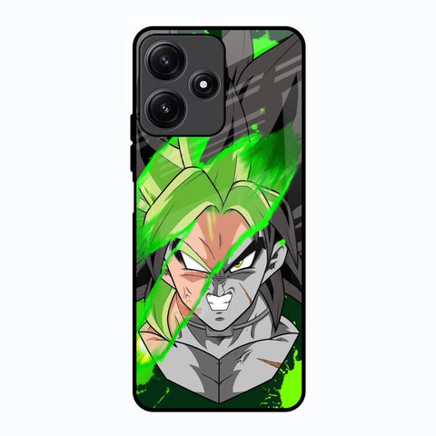 Anime Green Splash Glossy Case for Poco M6 Pro 5G