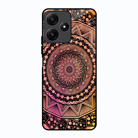 Floral Mandala Glossy Case for Poco M6 Pro 5G