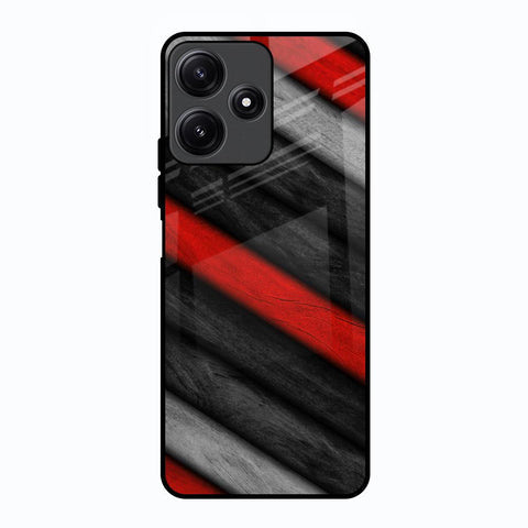 Soft Wooden Texture Glossy Case for Poco M6 Pro 5G