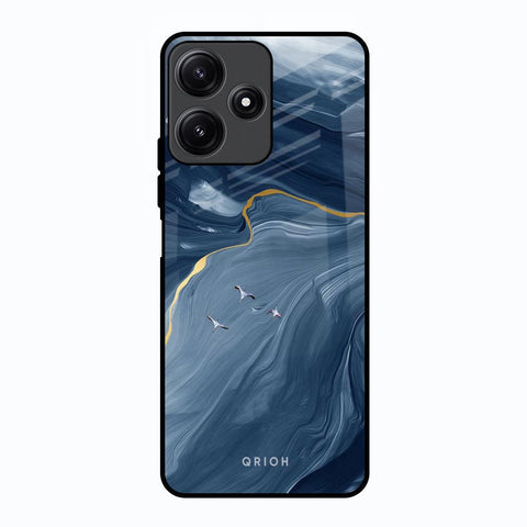 Deep Ocean Marble Glossy Case for Poco M6 Pro 5G