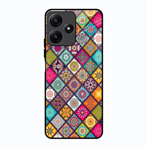 Multicolor Mandala Glossy Case for Poco M6 Pro 5G